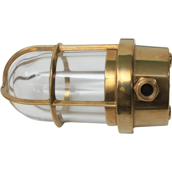 Taklampe skilpadde messing, elektrisk