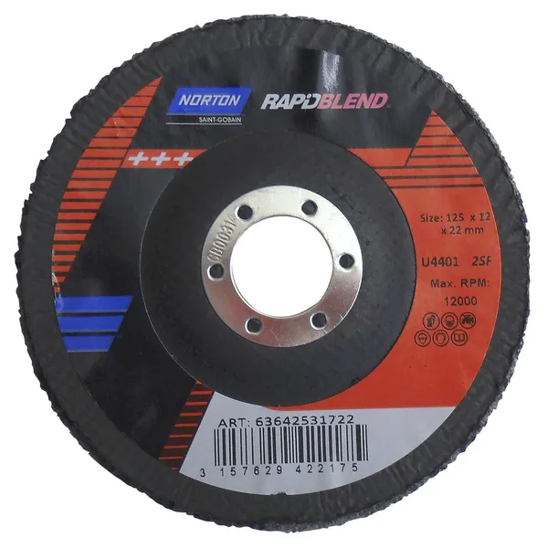 Sliperondell Norton Bear-Tex Rapid Finish 125 mm