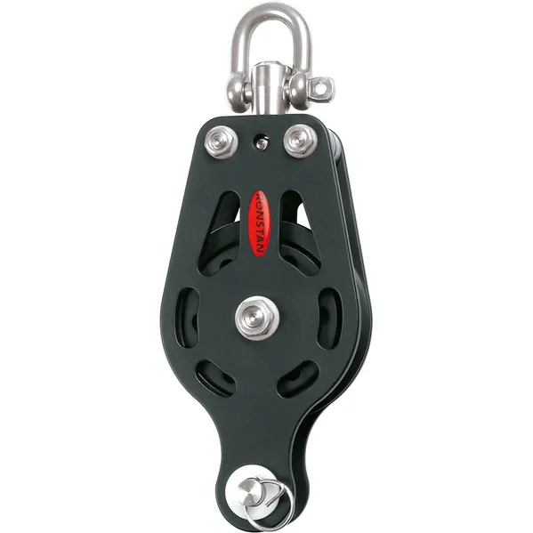 Ronstan Roller Ball Bearing 75 enkel/hv blokk, RF78110