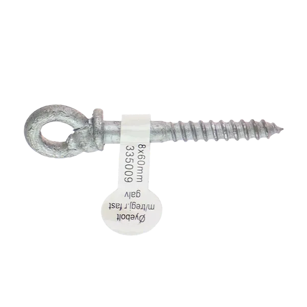 CAL Øyebolt m/tregj. fast 8x60mm