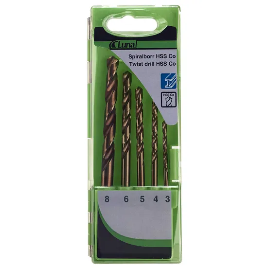 Spiralborsett i kobolt Luna