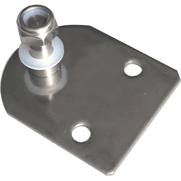 1852 Gassdemperbrakett 316 48x58 mm 8 mm