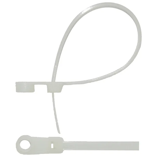 Strips m/hull 20 stk, hvit 220 x 4,5 mm