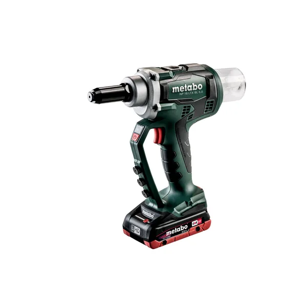 Metabo Popnaglepistol NP 18 LTX BL 5.0 inkl. 2x4Ah LiHD, ASC 55 Lader & Metabox 145L