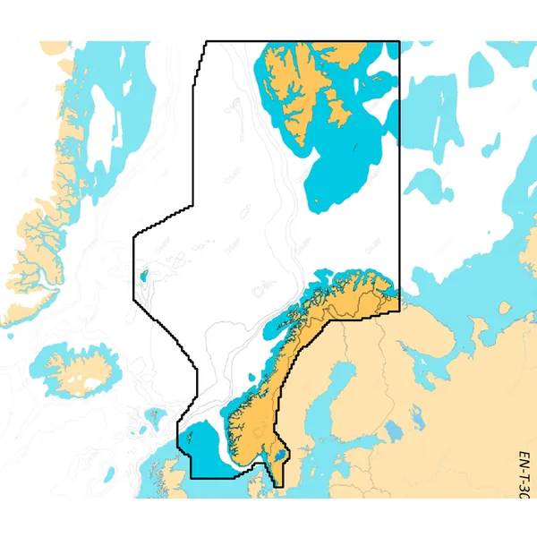 C-Map Discover X - Norwegian Sea, North Sea and Skagerrak