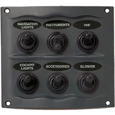 BEP Bryterpanel 6 brytere Compact