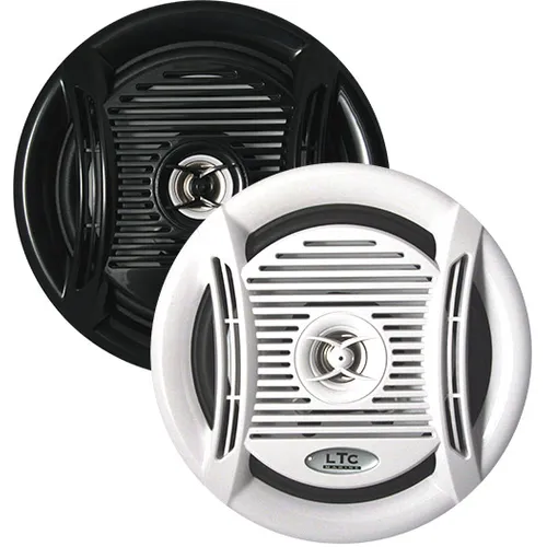 Høyttaler 6,5" m/ sorte og hvite griller