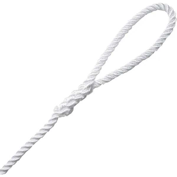 Robline 3-slått fortøyningsline hvit 10 mm x 10 m