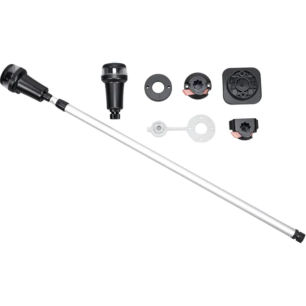 Batterilanterne LED, sett m/mast