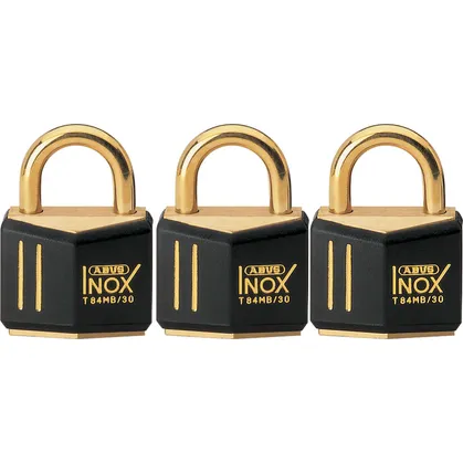 Abus Hengelås T84MB Inox 3 stk, 30mm