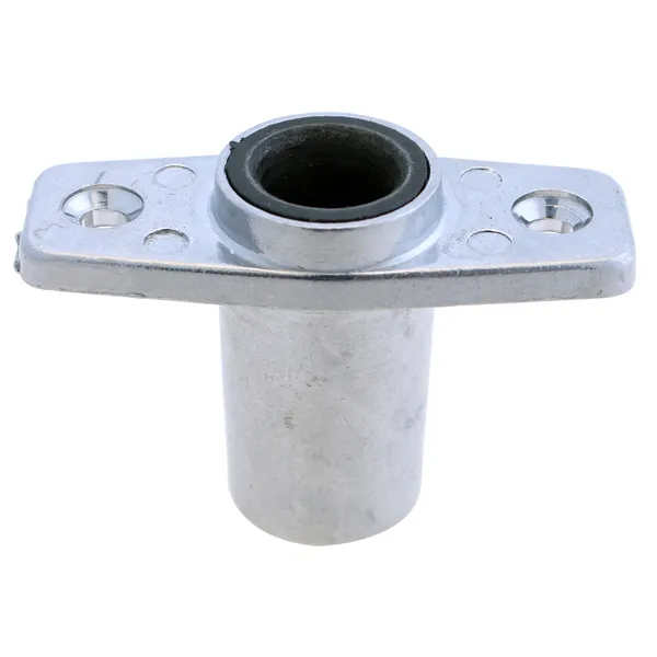 1852 Holder alu. nedfelbar, m/lås og tett bunn blank