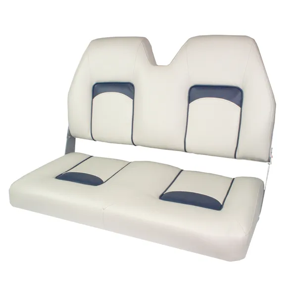 Båtstol H90 cruiser, 2-seter, lysegrå/mørkeblå
