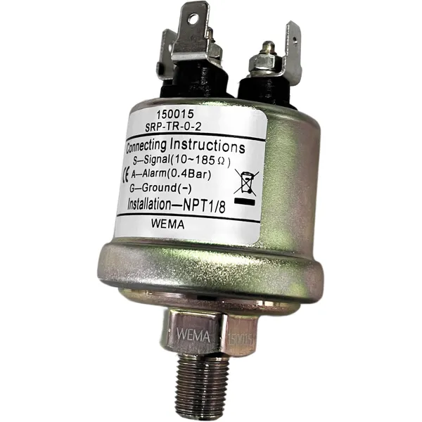 Turbotrykksensor 0-2 Bar 1/8" NPTF