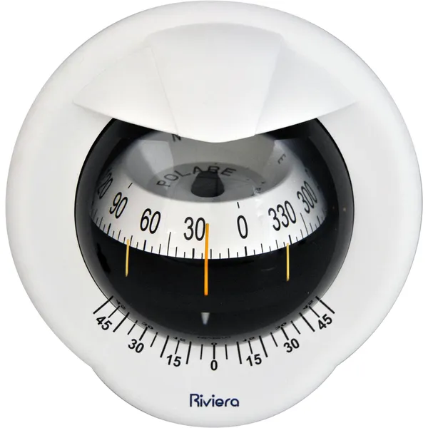 Riviera Polare BP2 kompass hvitt hus, hvit rose