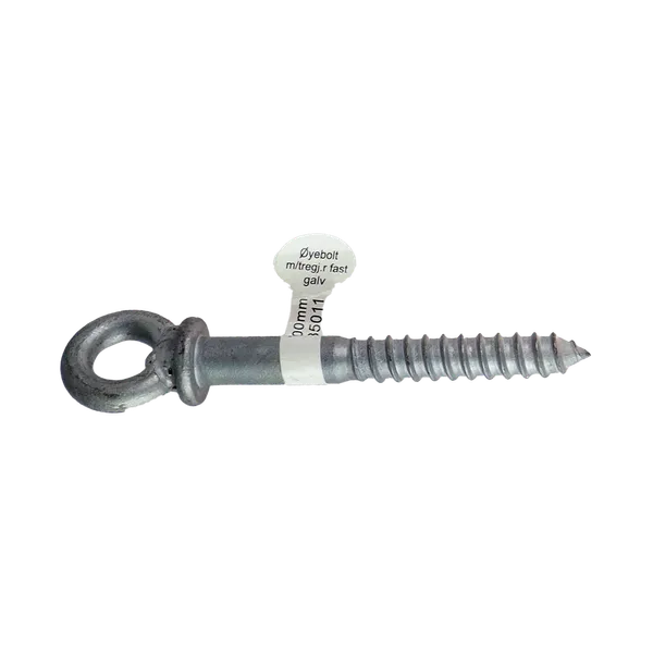 CAL Øyebolt m/tregj. fast 12x100mm