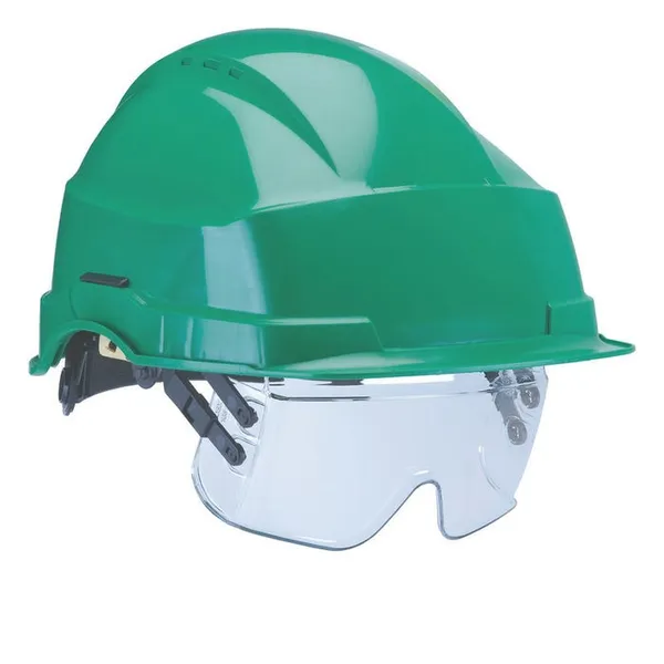 Vernehjelm m/brille, Iris2, Grønn