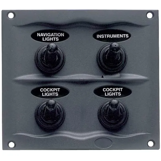 BEP Bryterpanel 4 brytere Compact