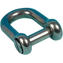 Ankersjakkel D, 6 mm, syrefast