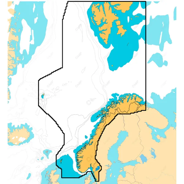 C-Map Reveal X - Norwegian Sea, North Sea and Skagerrak