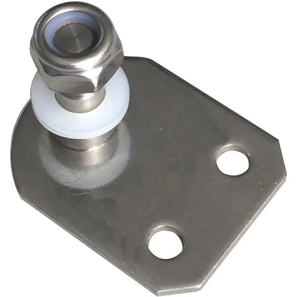 1852 Gassdemperbrakett 316, 45x35 mm 8 mm