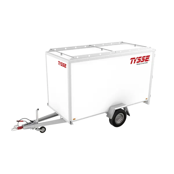 TYSSE 6254, hvit, 1300 kg, 180 cm skaphøyde, Skaphenger