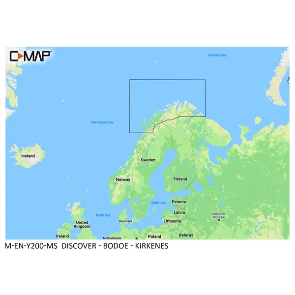 C-Map Discover Bodø til Kirkenes