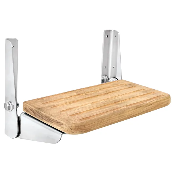 1852 Trinn nedfellbart Teak/Alu 300mm