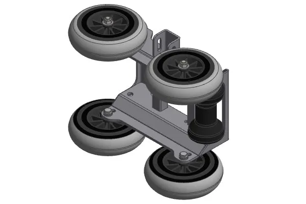 Vuggearrangement for kort kjøl (Ettermontering)