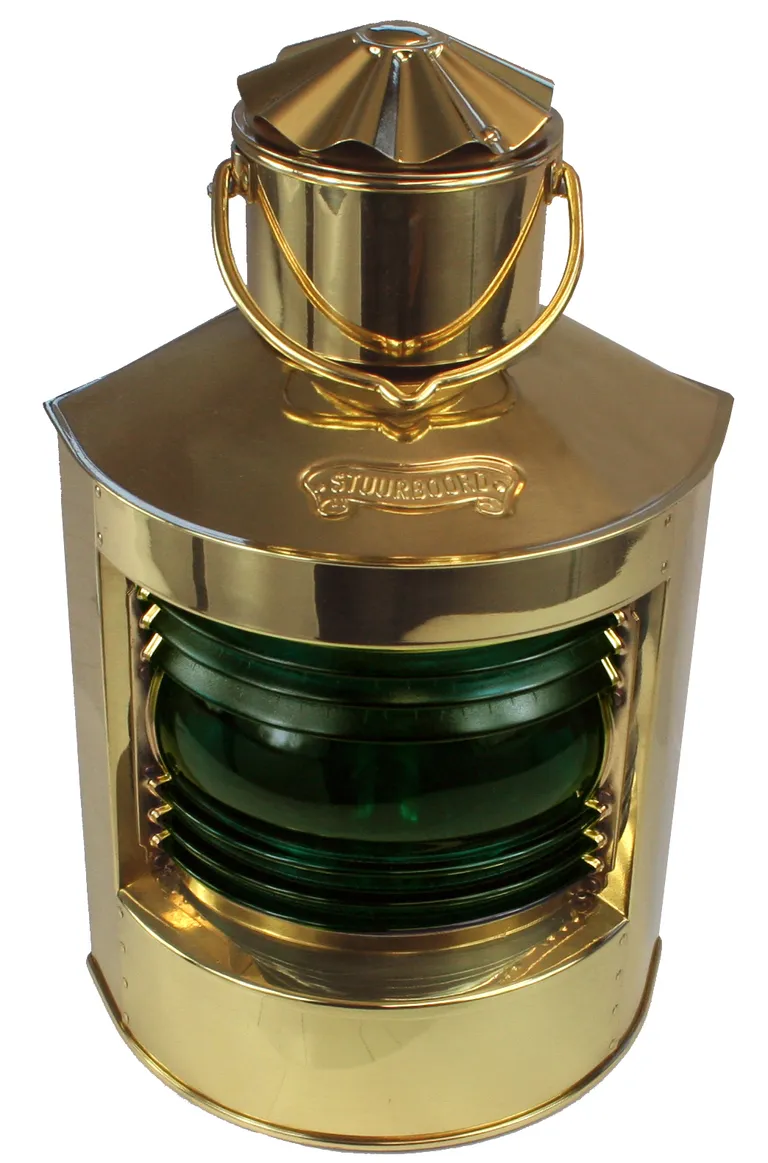 DHR Lanterne grønn, olje, 6"