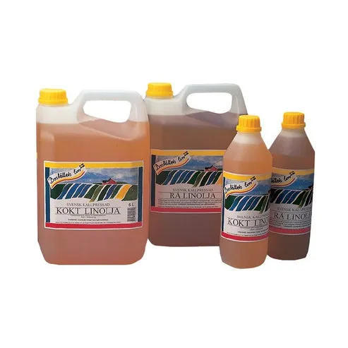 Svensk kallpresset Linolje, kokt 1 ltr
