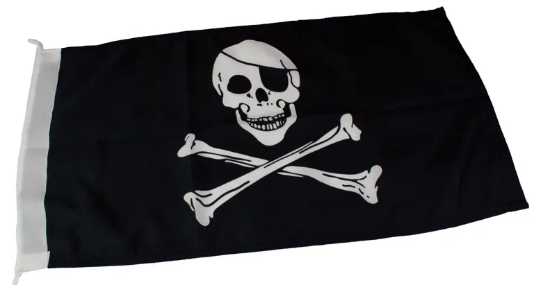 Piratflagg 30 x 54 cm