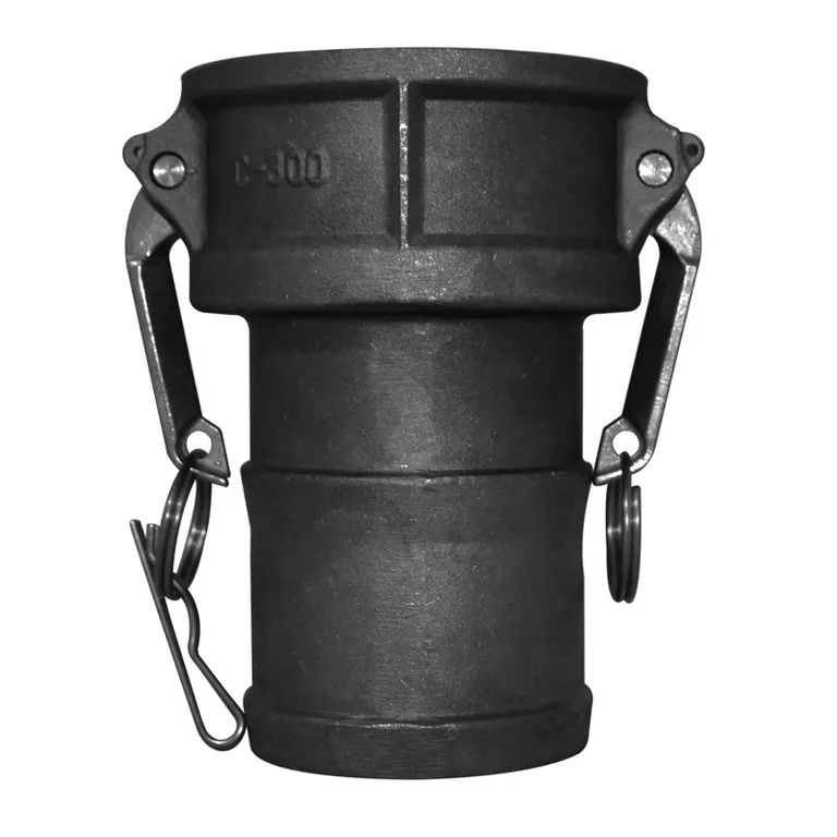 Cam-Lock, Polypropylen 2" Hunn m/slangestuss