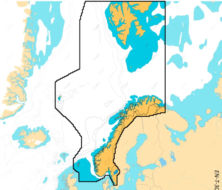 C-Map Discover X - Norwegian Sea, North Sea and Skagerrak