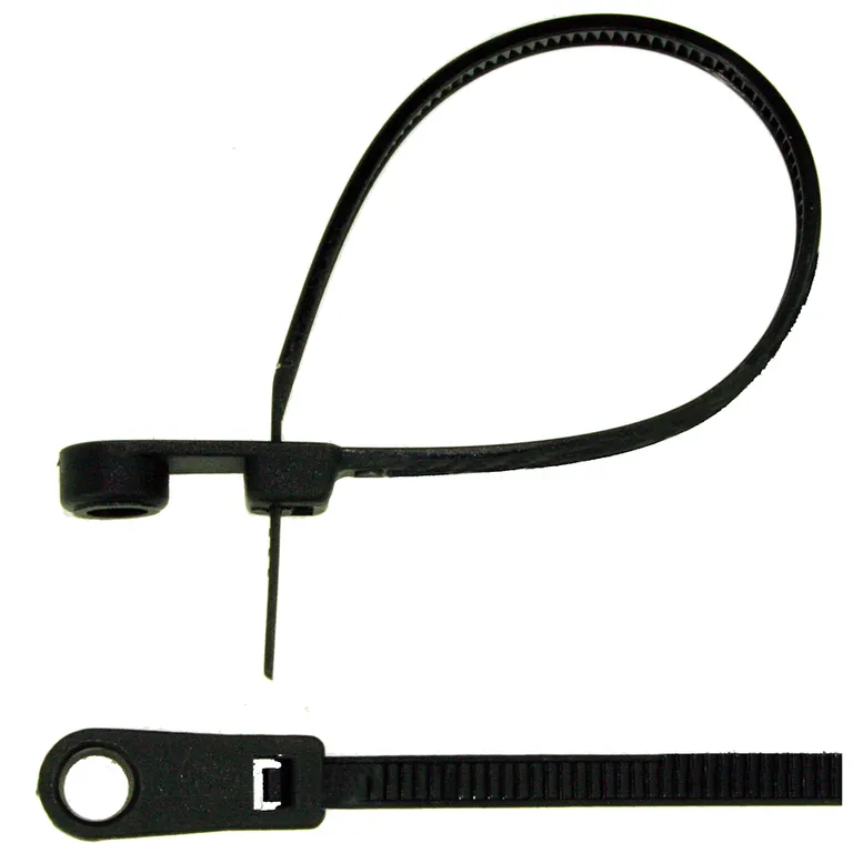 Strips m/hull 20 stk, sort 220 x 4,5 mm