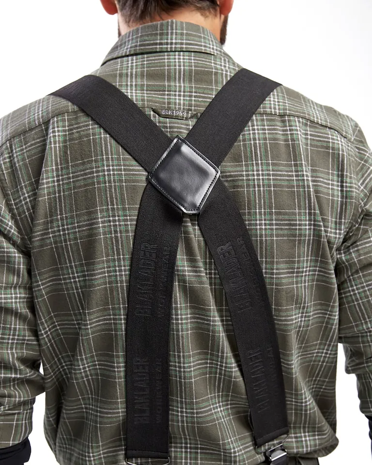 Bukseseler Elastisk m/klips Sort