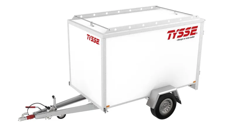 TYSSE 6221, hvit, 1300 kg, 150 cm skaphøyde, Skaphenger