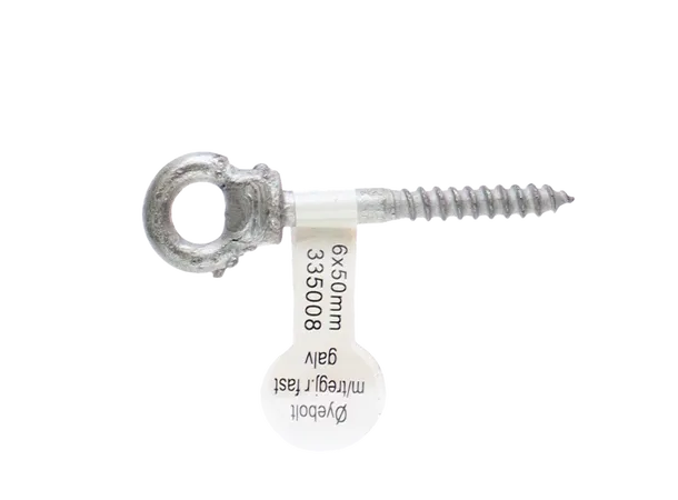 CAL Øyebolt m/tregj. fast 6x50mm