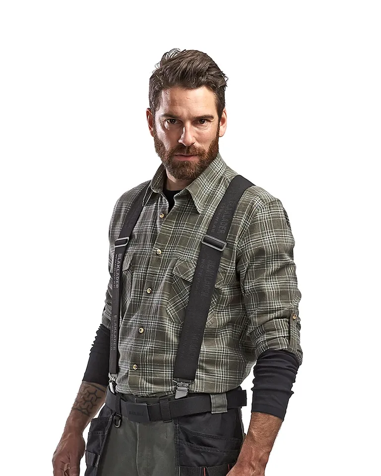 Bukseseler Elastisk m/klips Sort