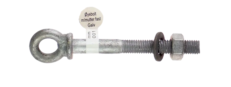 CAL Øyebolt m/mutter fast 12x100mm 