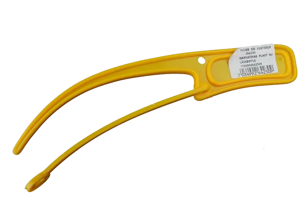 Garnstikke Plast m/låsebøyle