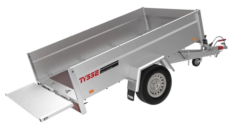 TYSSE 6219 FS50 m/tippdemper, 1300 kg, Varehenger