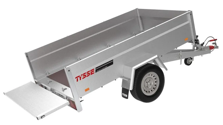 TYSSE 6219 FS50 m/skrutipp, 1300 kg, Varehenger