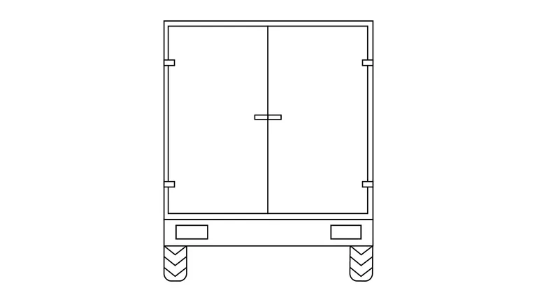 TYSSE 6254, hvit, 1300 kg, 150 cm skaphøyde, Skaphenger