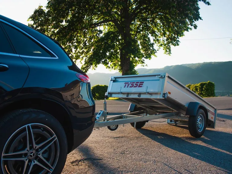 TYSSE 6077 m/tipp og forst. baklem, 750 kg, Varehenger