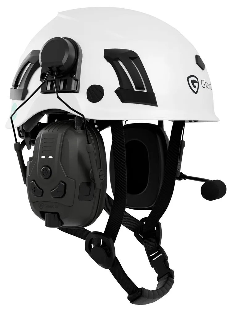 Hørselvern Guardio Freebird BT, Bluetooth v5.1 -m/u hjelm